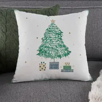 Christmas Tree with Gifts Pillow