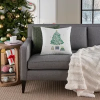 Christmas Tree with Gifts Pillow