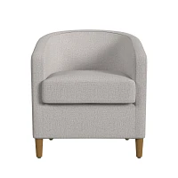 Neutral Textured Accent Chair