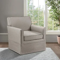 Light Gray Slipcover Armchair