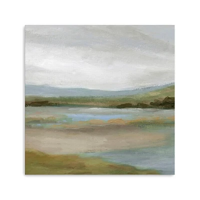 Lake in the Foothills Canvas Art Print, 30x30 in.