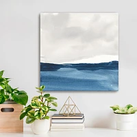 Silver Sea Canvas Art Print, 20x20