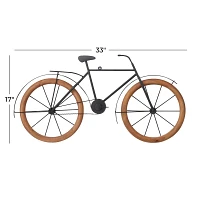 Metal Bicycle Wall Plaque