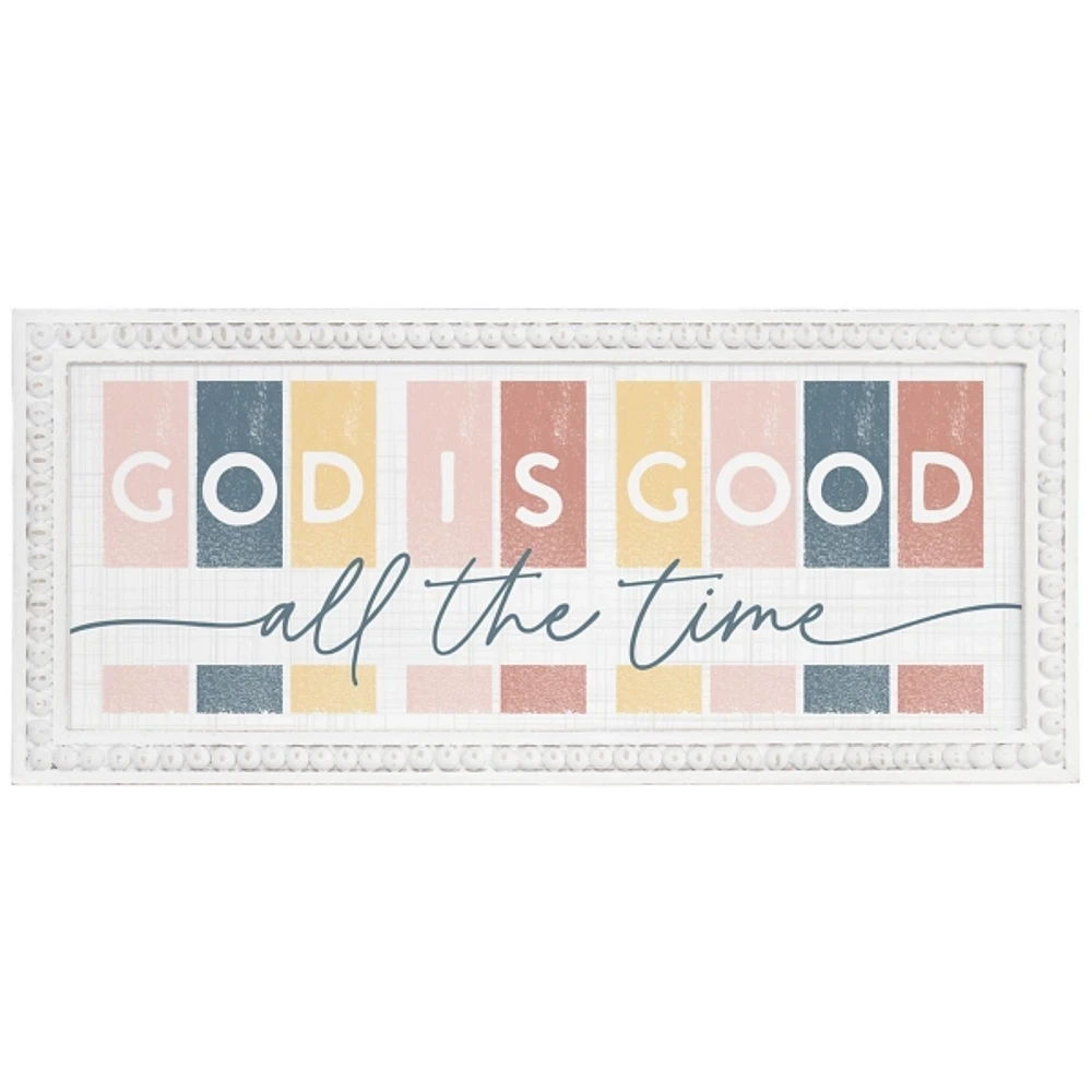 God is Good All The Time Wall Plaque