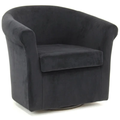 Gray Marley Swivel Accent Chair
