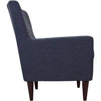 Emma Navy Upholstered Accent Chair