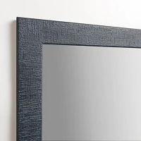 Rustic Black Ryan Profile Mirror