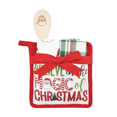 Magic of Christmas 4-pc. Pot Holder and Towel Set