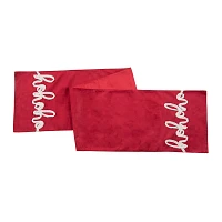 Red Ho Ho Ho Tufted Table Runner