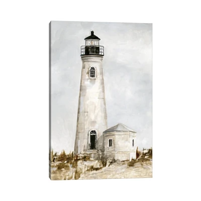 Rustic Lighthouse Canvas Art Print