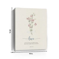 Love Affirmations Canvas Art Print, 18x24 in.