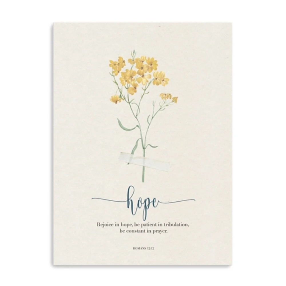 Hope Affirmations Canvas Art Print, 18x24 in.