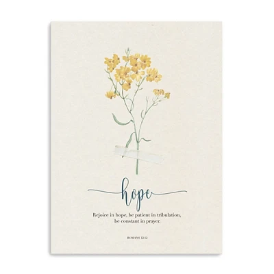Hope Affirmations Canvas Art Print, 18x24 in.