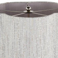 Silver Metal Lila Table Lamp