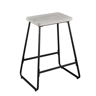 Carson Weathered Wood Counter Stools, Set of 2