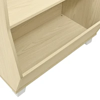 Natural Wood Cubby Cabinet