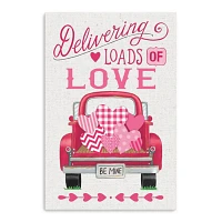 Delivering Loads of Love Canvas Art Print