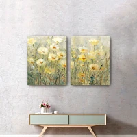 Summer in Bloom Canvas Art Prints, Set of 2