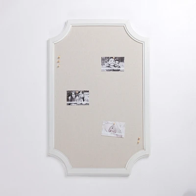 White Curved Frame Pinboard