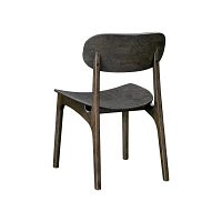 Dark Brown Mid-Century Modern Chairs, Set of 2