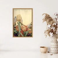 Fantasy Garden Tulip Framed Canvas Art Print