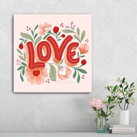 Love Valentine's Day Canvas Art Print