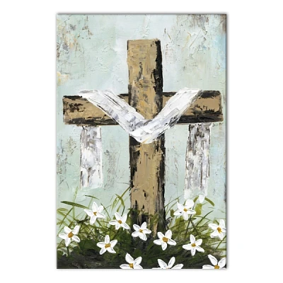 Easter Cross Canvas Art Print