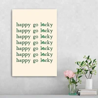 Happy Go Lucky Canvas Art Print