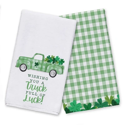 Truck Full of Luck Tea Towels, Set of 2