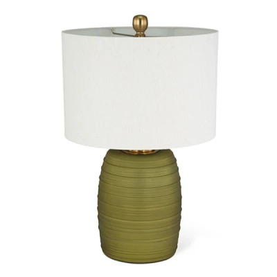Green Glass Fiola Table Lamp