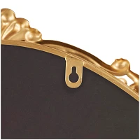 Gold Oval Baroque Wall Mirror