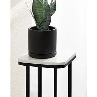 Black and White Credele Accent Table