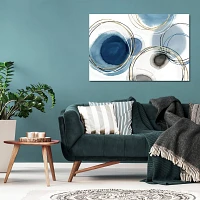 Infinity Indigo Canvas Art Print