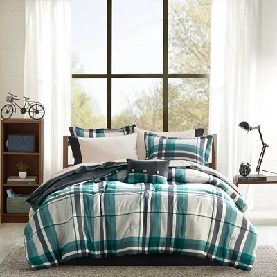 Roger Plaid 7-pc. Twin Comforter Set