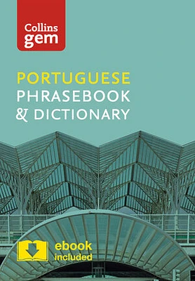 Collins Portuguese Phrasebook and Dictionary Gem Edition: Essential phrases and words in a mini, travel-sized format (Collins Gem)