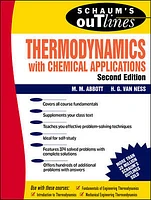 Schaum's Outline of Thermodynamics With Chemical Applications