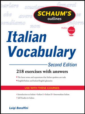 Schaum's Outline of Italian Vocabulary, Second Edition