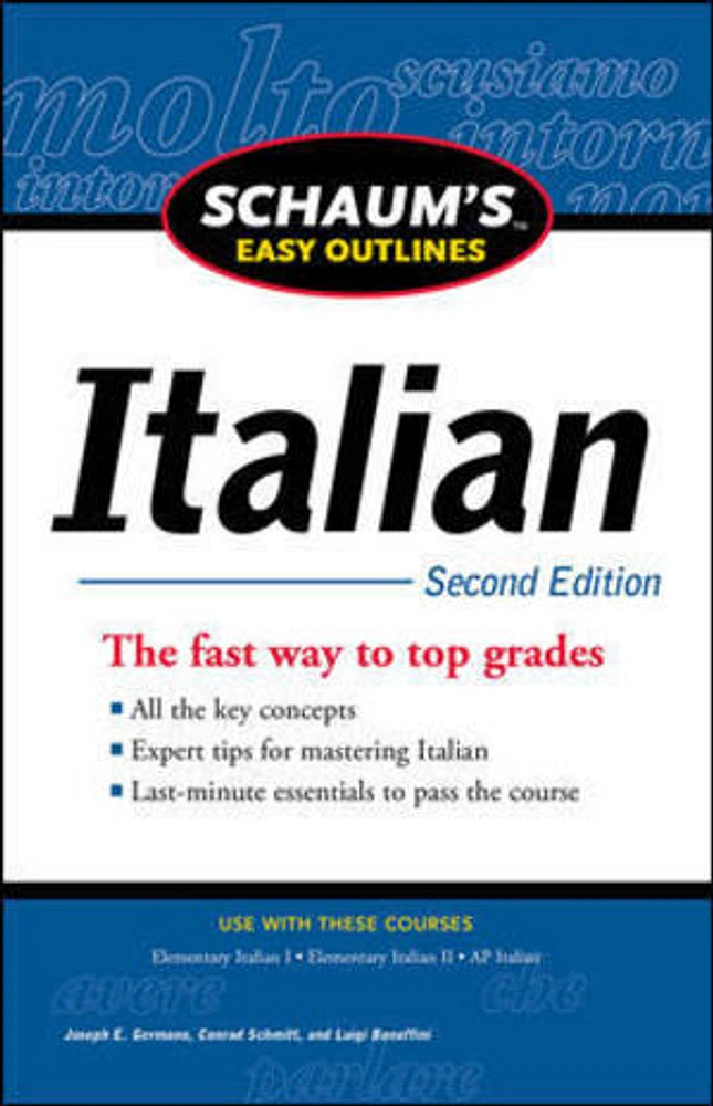 Schaum's Easy Outline of Italian, Second Edition