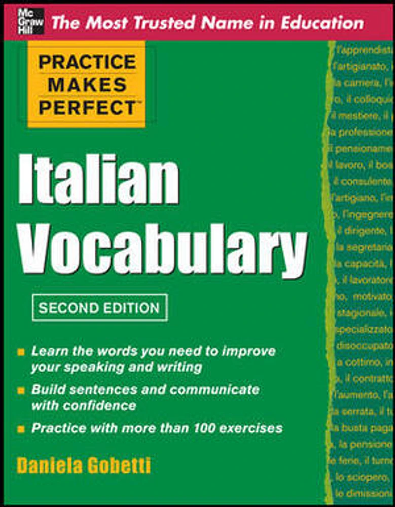 Practice Makes Perfect Italian Vocabulary