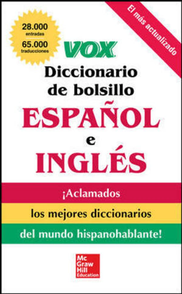 VOX Diccionario de bolsillo español y inglés