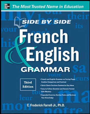 Side-By-Side French and English Grammar, 3rd Edition