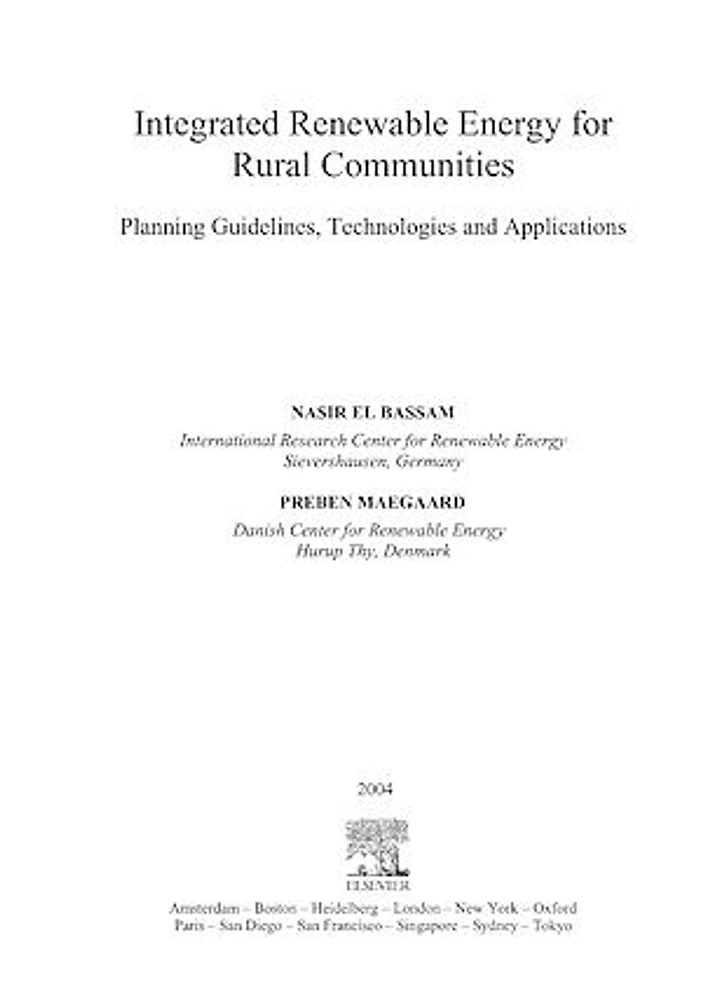 Integrated Renewable Energy for Rural Communities