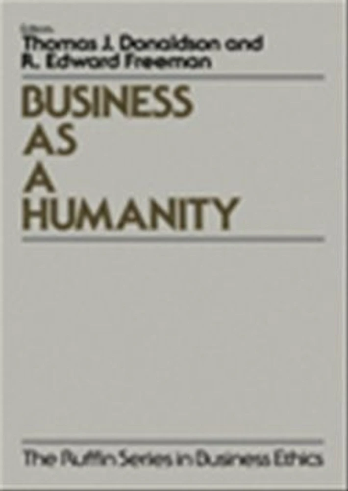 Business as a humanity