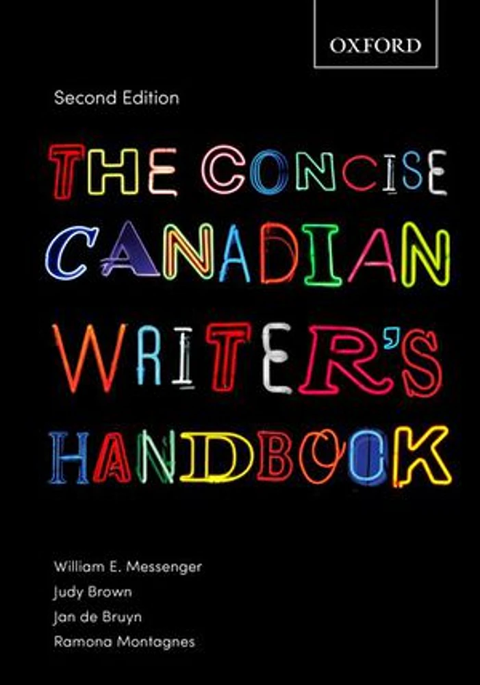 The Concise Canadian Writer's Handbook