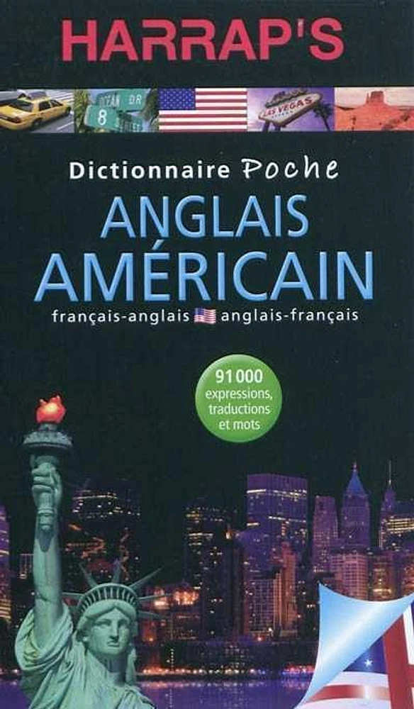 Harrap's Dictionnaire poche anglais américain angl./frs