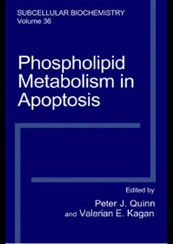 Phospholipid Metabolism in Apoptosis