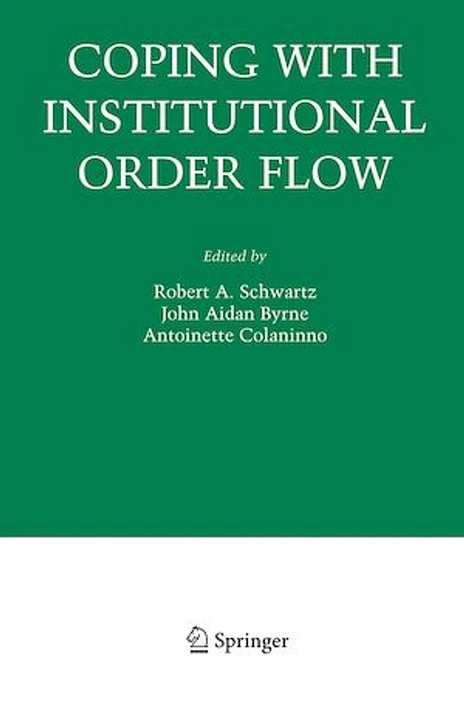 Coping with Institutional Order Flow