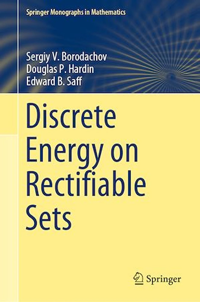 Discrete Energy on Rectifiable Sets