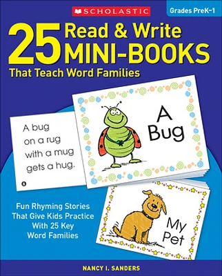 25 Read and Write Mini-Books That Teach Word Families