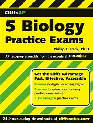 CliffsAP<small>TM</small> 5 Biology Practice Exams